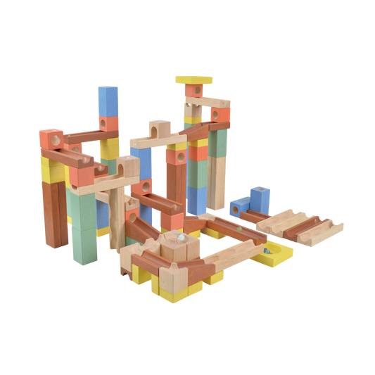 CONSTRUCTION MARBLE TRACK (PASTEL)