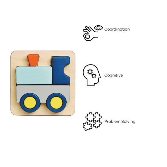 TRAIN TRAY PUZZLE